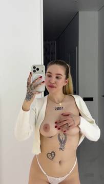 Porn Video Showing Boobs with AnelliaBarbie & Tattoo Porn Natural Big Tits