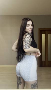 Hot Movie evelyngoddess in Teasing and Big Ass Brunette Natural Big Tits