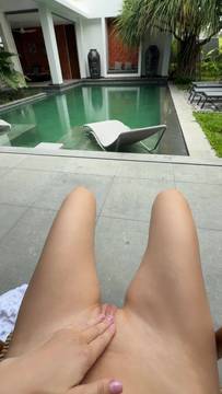 Sex Video Teasing with SolaZola and Brunette Naked Shaved Pussy