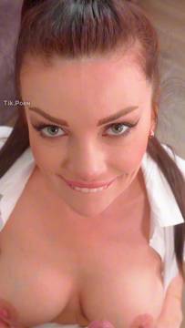 Sex Film Blowjob with lunaroulette & Brunette Sexy POV