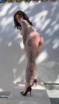 Porno Video nikydandelion in Teasing & Tattoo Porn Sexy European Porn PAWG