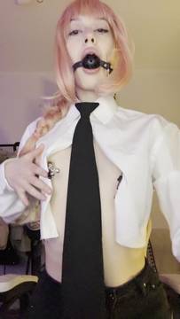 Adult Movie LiiMila in Ball Gag & Petite Nude Small Tits