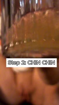Squirting in glass #Redhead Porn #Squirting