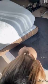 I wanna be on the floor sucking your big cock like this