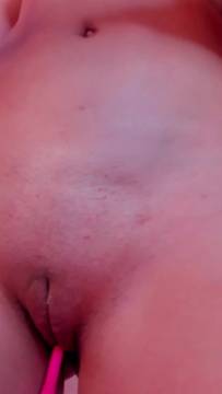 Grip so tight it wont let go #Amateur #Brunette #Petite #ShavedPussy #Solo #Sextoys