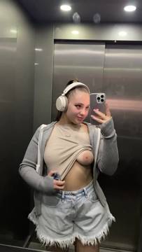 Wanna see what happens when the elevator doors close? 😏