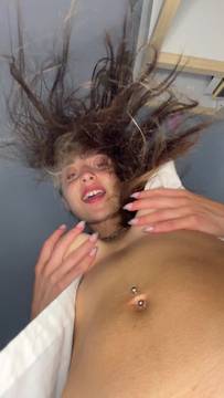 X-Rated Video anastasia-blond in Teasing & Sexy Brunette Shaved Pussy Nude