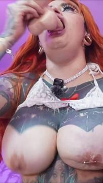 Hot Porno AngelaCIanuro in Deepthroat and Redhead Porn Big Boobs POV
