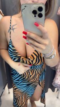 Pulled my dress down just to see how much i could show in this lighting #Solo #Mirror #Sexy #Tattoo Porn #Natural Big Tits #Teasing