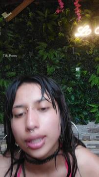 Sex Film Teasing & Amateur Shaved Pussy Small Tits Brunette Piercing Porn