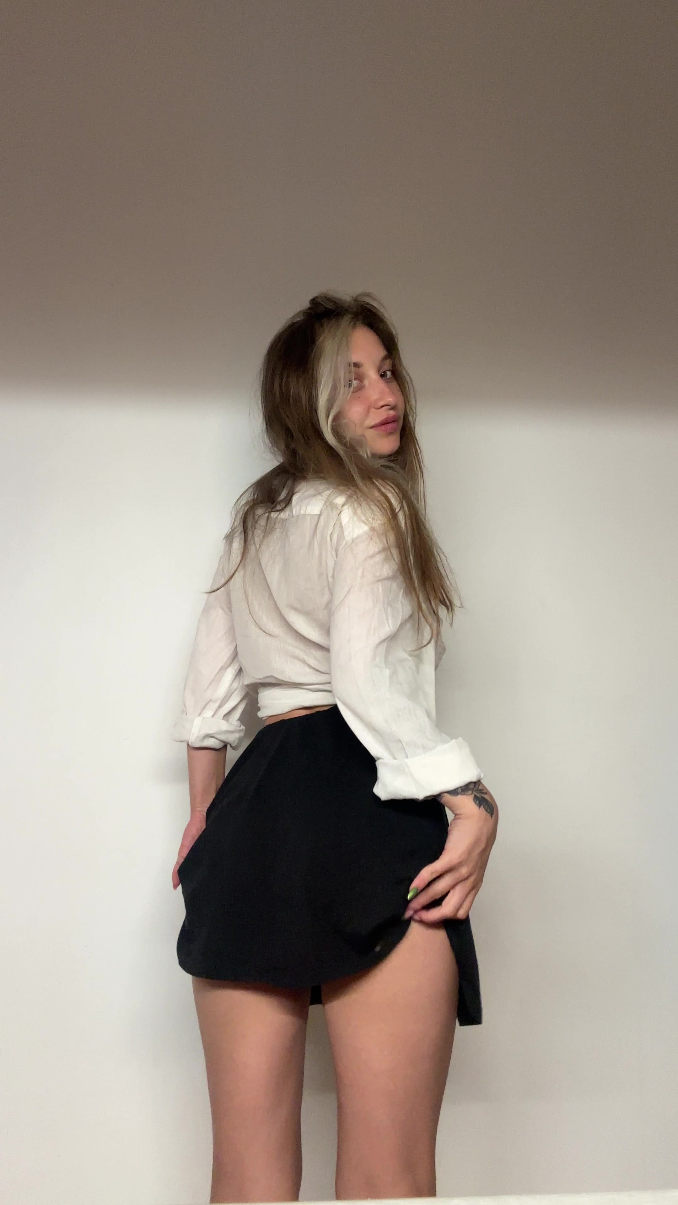 X-Rated Video anastasia-blond in Teasing and Brunette Exhibitionist Porn