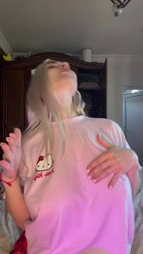 Free Video SashaGW in Boob Drop and Nude Blonde Natural Big Tits