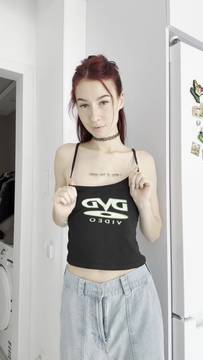 X-Rated Video SaintBella in Striptease & Small Tits Petite Solo