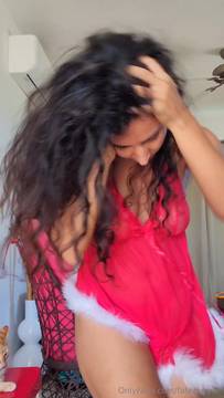 In my night dress feeling so sexy as I dance for you half naked and horny