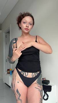 X-Rated Movie jadiexbaddie in Showing Boobs & Nude Tattoo Porn Brunette