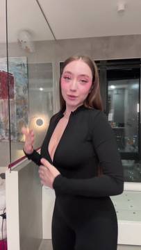 Hot Porno Teasing with Flora_Cute & Natural Big Tits Sexy Brunette
