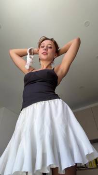 Hot Movie LilaLoo in Striptease & Brunette Upskirt Stockings