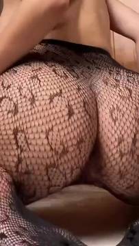 Porno Movie Teasing with DiBunny and Big Ass Solo Stockings Nude