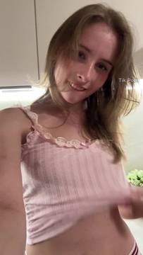 Sex Video Teasing with MilaPixie & Small Tits Brunette Nude