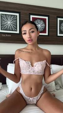 X-Rated Movie AsianLili in Striptease and 18+ Teen Big Boobs Brunette
