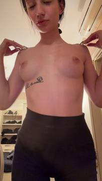 X-Rated Video HelgaXO in Dancing & Sexy Lingerie Brunette Small Tits