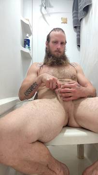 My wife is right in the next room while I jerk my dick for you