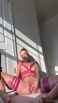 X-Rated Video with QueenKalin in Sextoys & Solo Shaved Pussy Small Tits