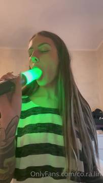 Porn Movie Sextoy in the mouth with Co.ra.lin and Piercing Porn Leaked