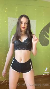 Sex Film Dancing with E Katn & Brunette Sexy Lingerie