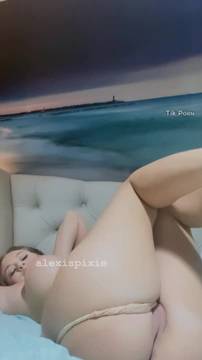 Sex Movie Teasing with Alexis Pixie & POV Brunette Solo Sexy Big Ass