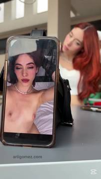 X-Rated Video Teasing with ariigomez and Petite Redhead Exhibitionist