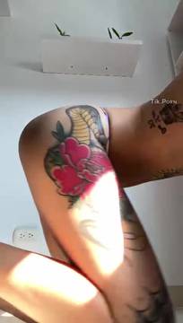 Movie Porno Teasing with SofiaReyess & Small Tits Petite Latina Tattoo