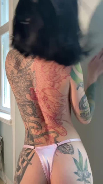 Free Video Teasing with LadyDirty & Nude Petite Tattoo Small Tits