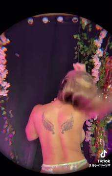 Film Porno Striptease & Sexy Lingerie Big Boobs Blonde