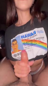 Porno Movie Handjob by Female & POV Brunette Amateur