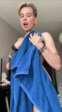 Free Movie Showing Boobs with CyberV & Naked Shaved Pussy Blonde Petite