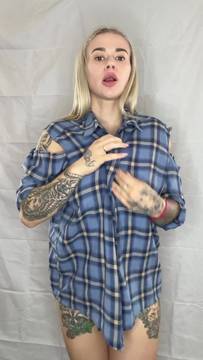 Porn Movie Striptease with Mila_Shake & Big Boobs Latina Blonde Tattoo