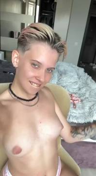 Sex Movie Teasing with CyberV and Solo Blonde Small Tits