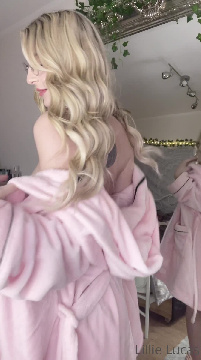 Sex Scenes Striptease with Lillie Lucas & Glasses Hairy Pussy Naked Blonde