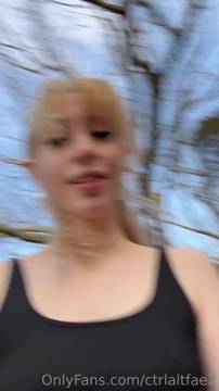 Hot Video Showing Boobs with Ctrlaltfae & Leaked Outdoor Small Tits Blonde