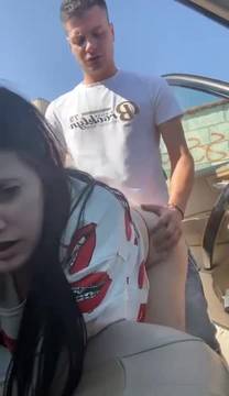 X-Rated Video Standing Doggystyle & Outdoor Teen Amateur Exhibitionist
