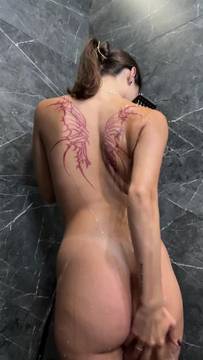 Hot Porno Shower Sex with Katecutiepie & Naked Shaved Pussy Small Tits