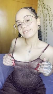 Movie Xxx Teasing with EllaxBlair and Glasses Big Boobs Big Ass