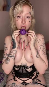Xxx Video Ball Gag with Aurora68nm and Emo Gothic Small Tits Tattoo