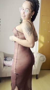 Xxx Movie Teasing with EllaxBlair & Big Ass Glasses Big Boobs Latina Tattoo