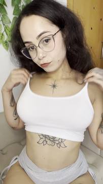Hot Porno EllaxBlair in Teasing & Latina Tattoo Big Boobs Glasses