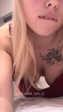Movie Xxx Doggystyle with LesanaMild & Blonde Big Boobs Petite Step Family