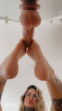 Free Movie Footjob with fermercury and Blonde Fetish Natural Big Tits