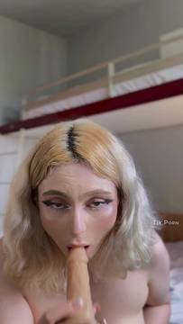 Free Movie Sextoy in the mouth with ElsaRainbow & Teen Nude Blonde