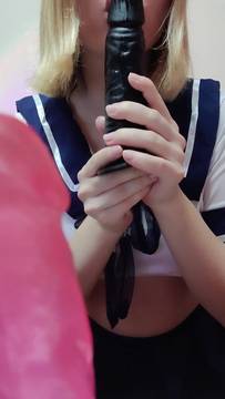 Free Video Sextoy in the mouth with sweetyhanna and Uniforms Teen Blonde